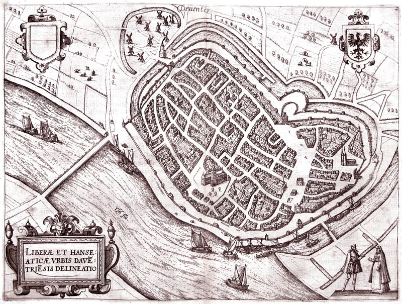 Deventer 1581 Guiccardini ongekleurd
